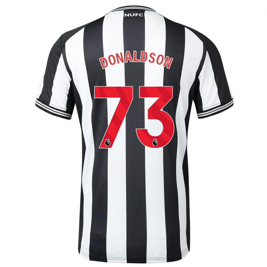 Niño Fútbol Camiseta Josh Donaldson #73 Blanco Negro 1ª Equipación 2023/24 México