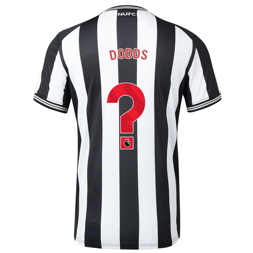 Niño Fútbol Camiseta Archie Dodds #0 Blanco Negro 1ª Equipación 2023/24 México