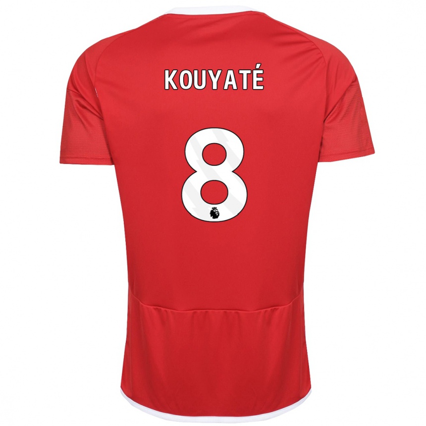 Niño Fútbol Camiseta Cheikhou Kouyaté #8 Rojo 1ª Equipación 2023/24 México