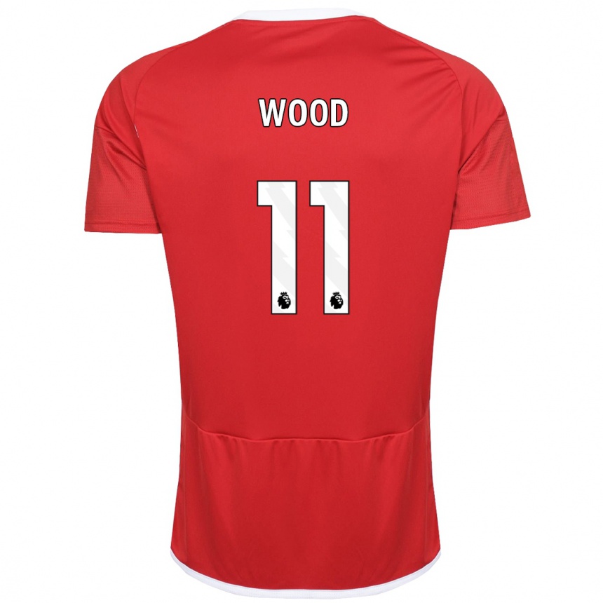 Niño Fútbol Camiseta Chris Wood #11 Rojo 1ª Equipación 2023/24 México