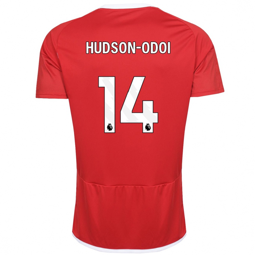 Niño Fútbol Camiseta Callum Hudson-Odoi #14 Rojo 1ª Equipación 2023/24 México