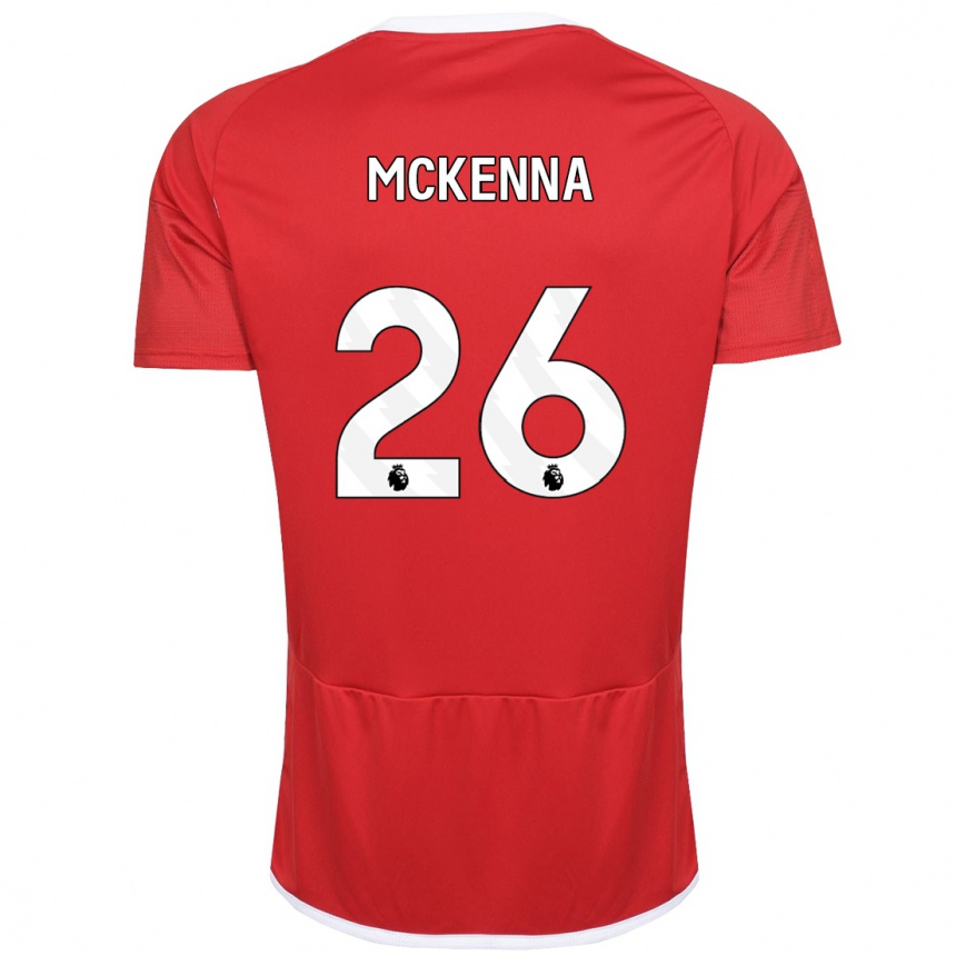 Niño Fútbol Camiseta Scott Mckenna #26 Rojo 1ª Equipación 2023/24 México