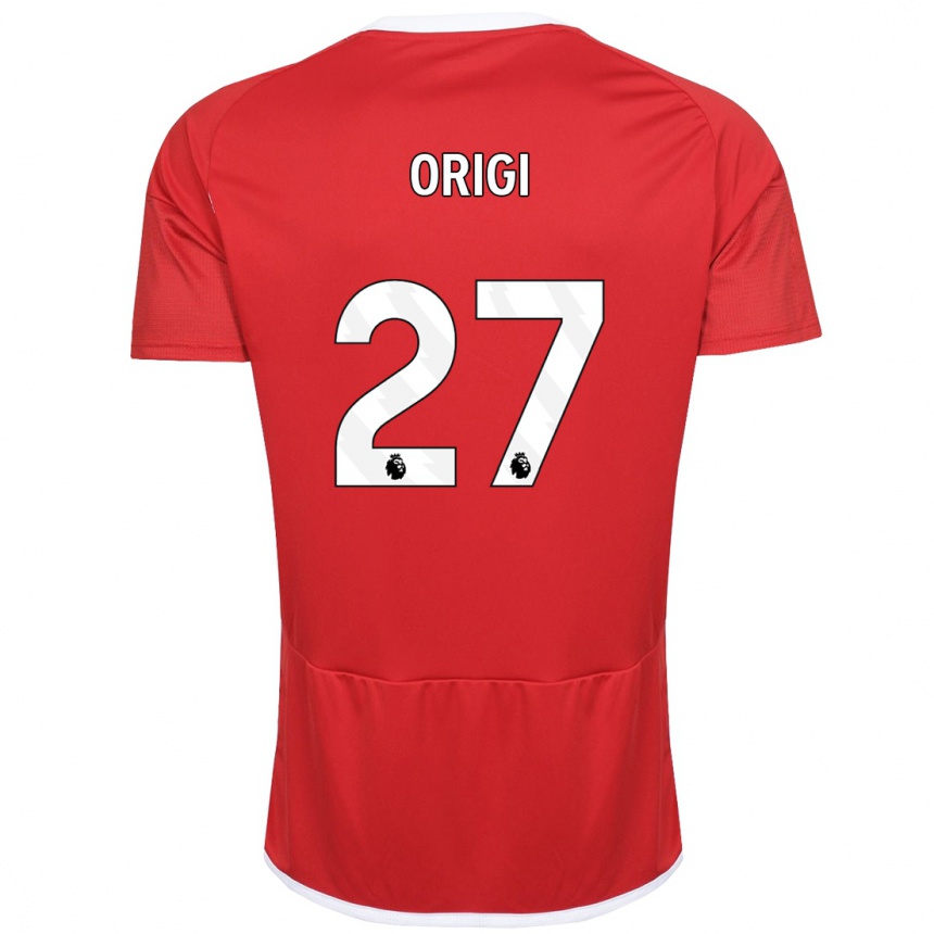 Niño Fútbol Camiseta Divock Origi #27 Rojo 1ª Equipación 2023/24 México