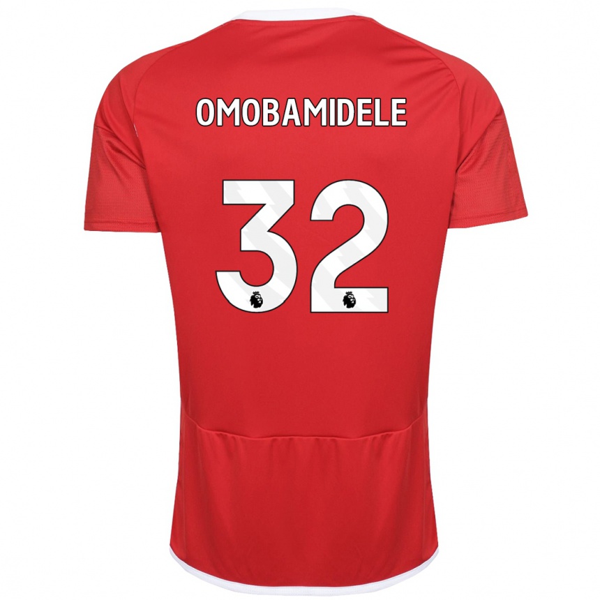 Niño Fútbol Camiseta Andrew Omobamidele #32 Rojo 1ª Equipación 2023/24 México