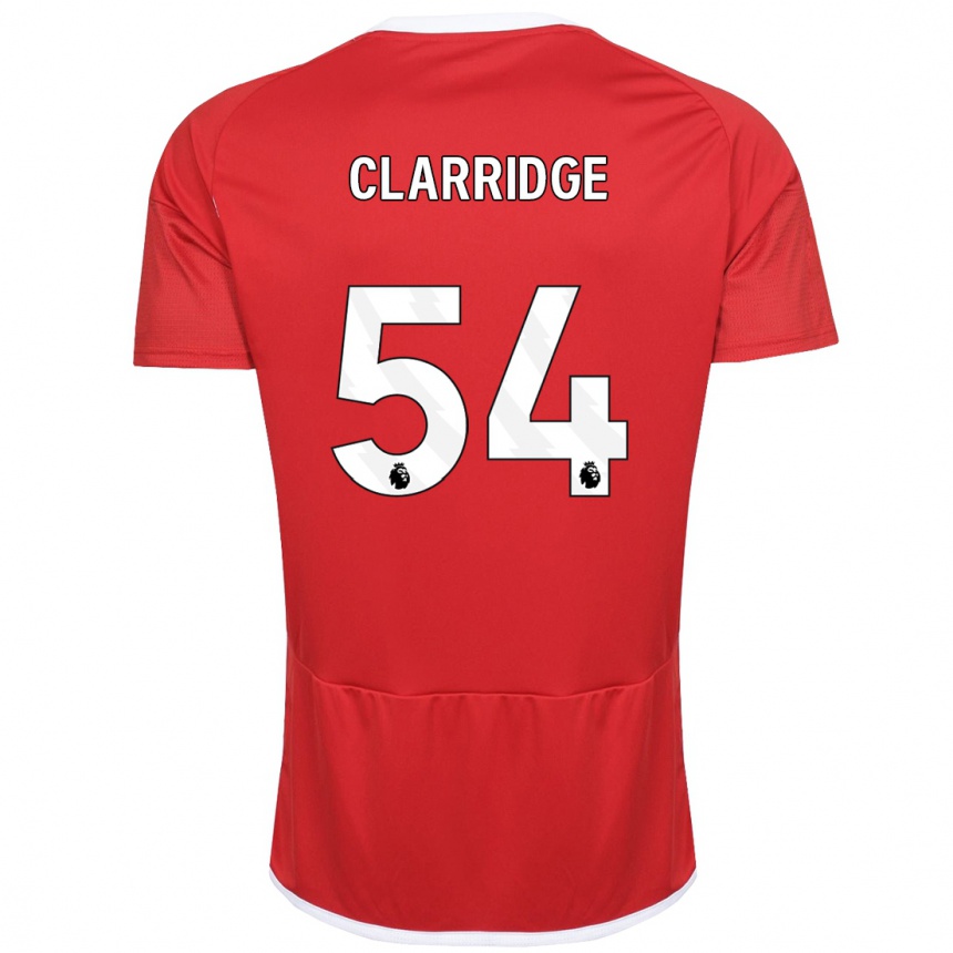 Niño Fútbol Camiseta James Clarridge #54 Rojo 1ª Equipación 2023/24 México