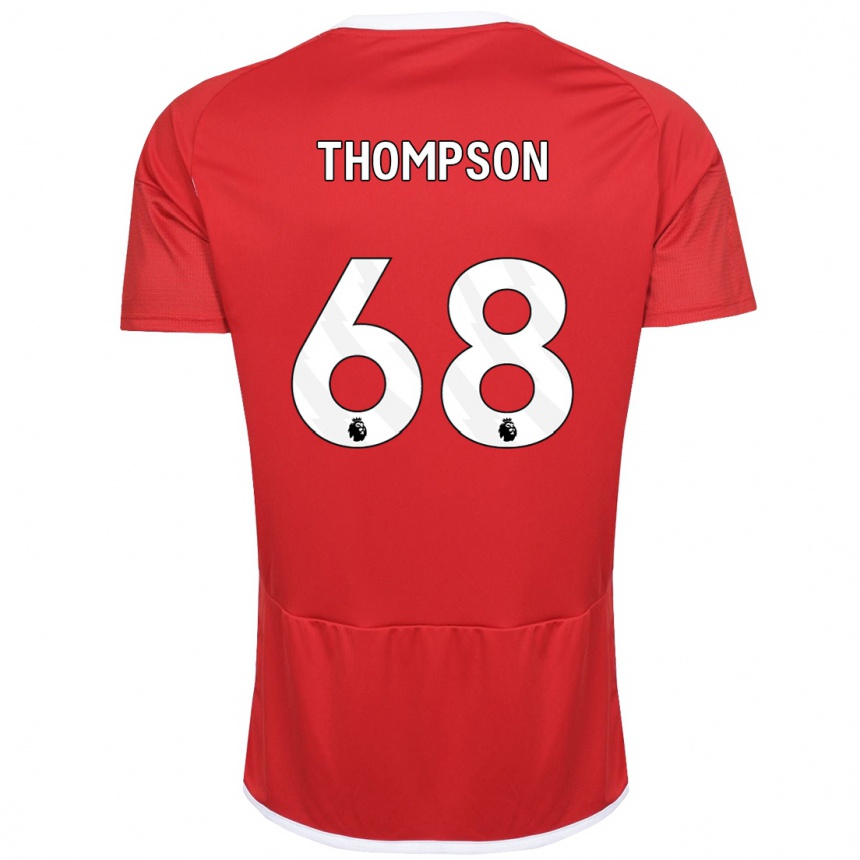 Niño Fútbol Camiseta Joel Thompson #68 Rojo 1ª Equipación 2023/24 México