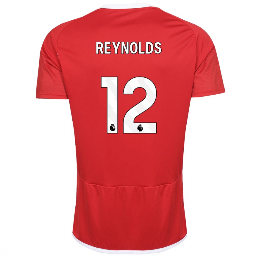 Niño Fútbol Camiseta Niamh Reynolds #12 Rojo 1ª Equipación 2023/24 México