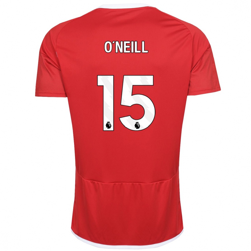 Niño Fútbol Camiseta Laura-Jayne O'neill #15 Rojo 1ª Equipación 2023/24 México