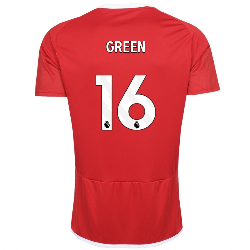 Niño Fútbol Camiseta Mollie Green #16 Rojo 1ª Equipación 2023/24 México