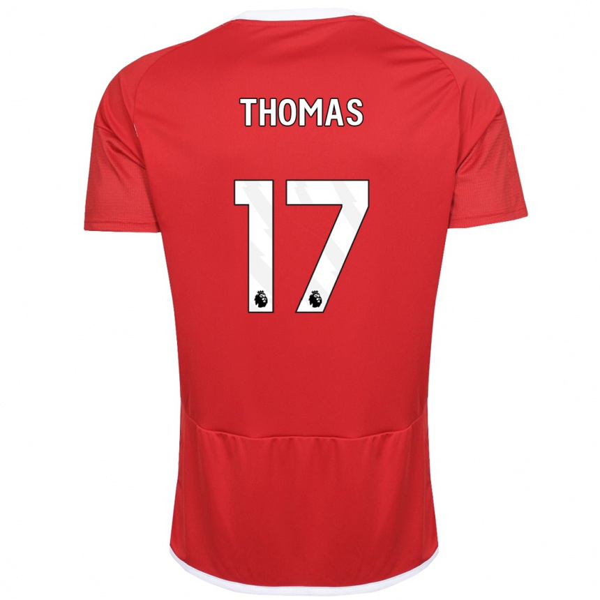 Niño Fútbol Camiseta Freya Thomas #17 Rojo 1ª Equipación 2023/24 México