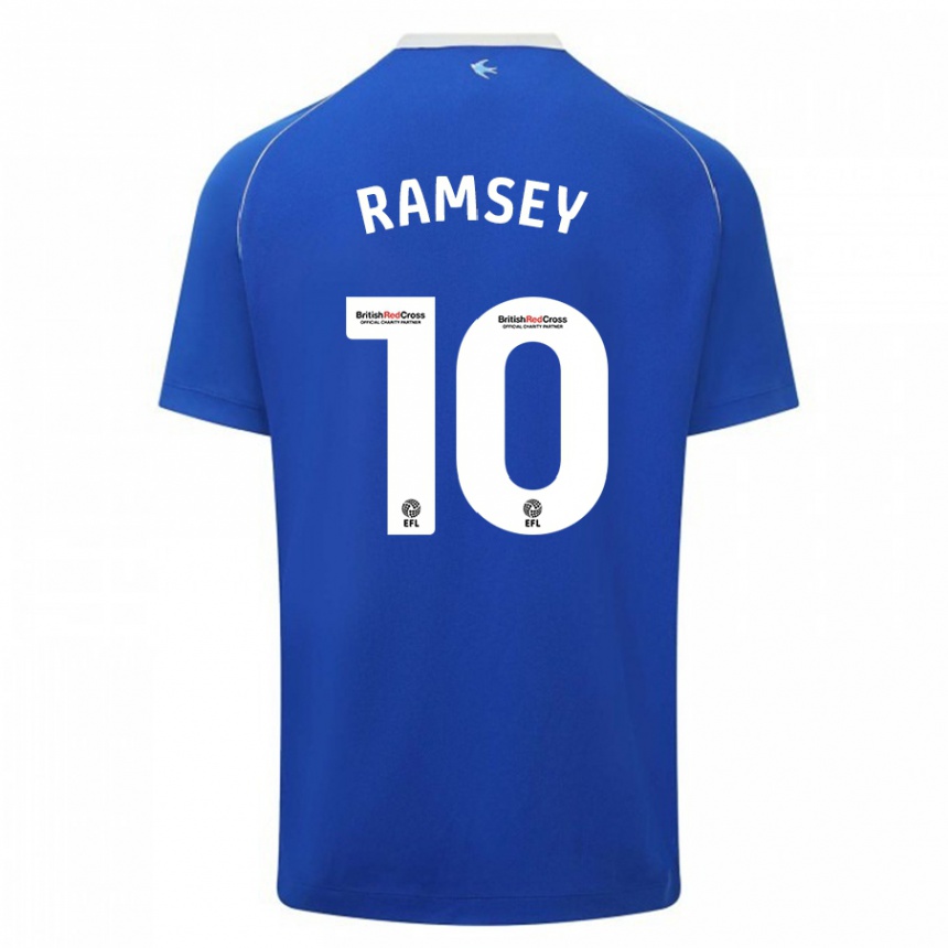 Niño Fútbol Camiseta Aaron Ramsey #10 Azul 1ª Equipación 2023/24 México