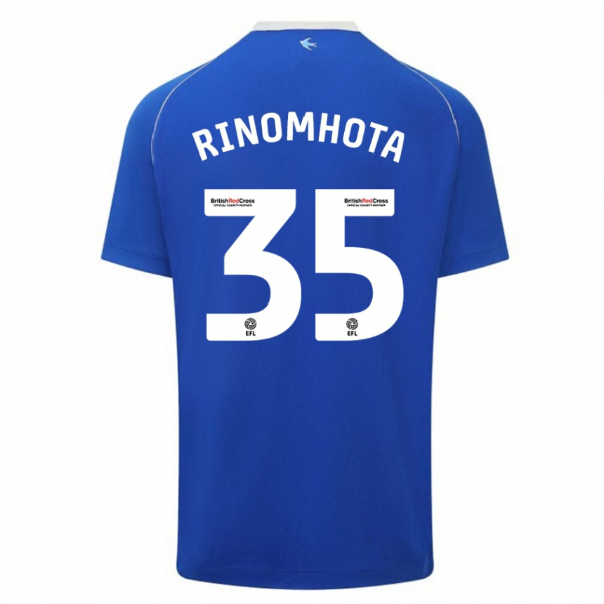 Niño Fútbol Camiseta Andy Rinomhota #35 Azul 1ª Equipación 2023/24 México