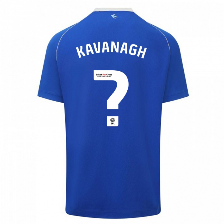 Niño Fútbol Camiseta Ryan Kavanagh #0 Azul 1ª Equipación 2023/24 México