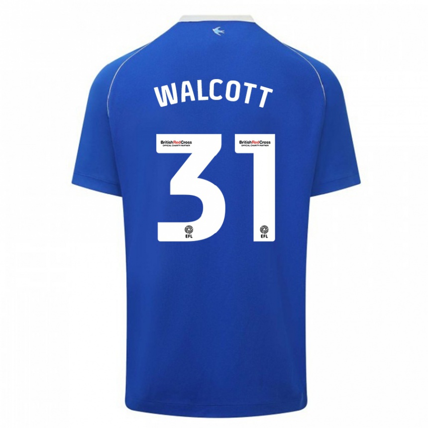 Niño Fútbol Camiseta Malachi Fagan Walcott #31 Azul 1ª Equipación 2023/24 México