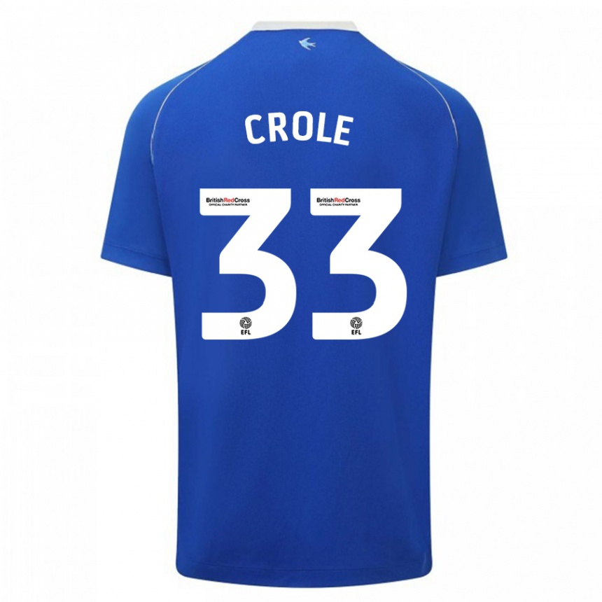 Niño Fútbol Camiseta James Crole #33 Azul 1ª Equipación 2023/24 México