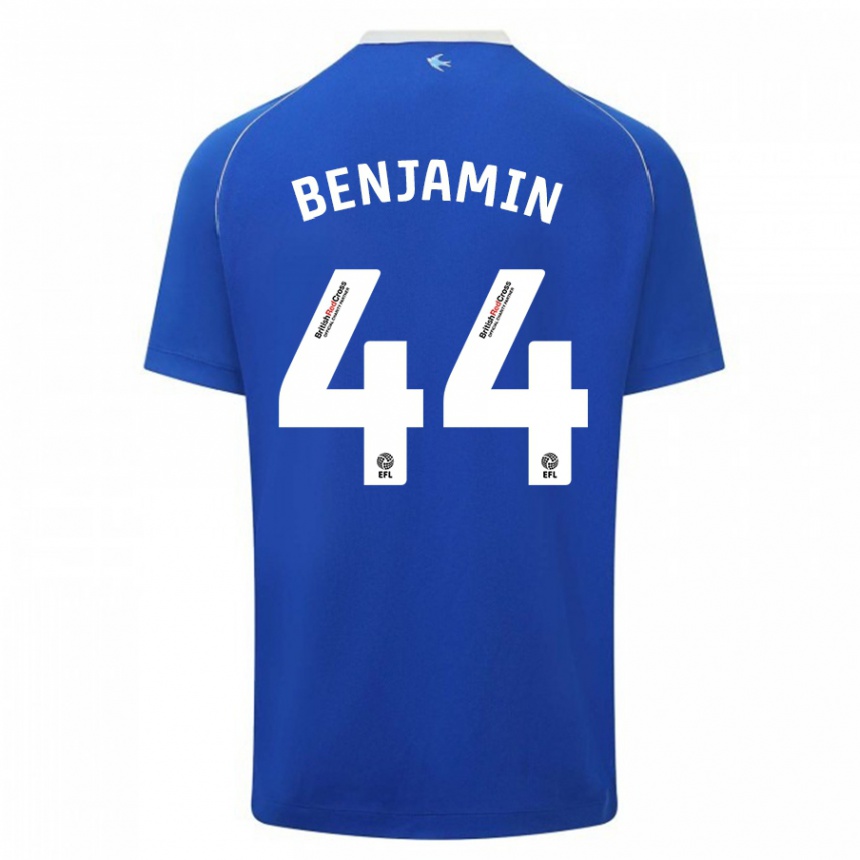 Niño Fútbol Camiseta Xavier Benjamin #44 Azul 1ª Equipación 2023/24 México