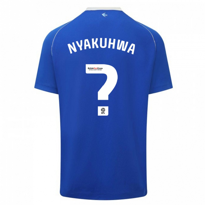 Niño Fútbol Camiseta Tanatswa Nyakuhwa #0 Azul 1ª Equipación 2023/24 México