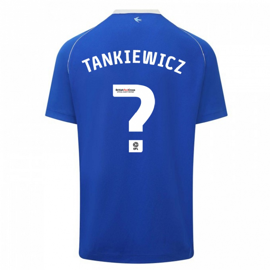 Niño Fútbol Camiseta Rob Tankiewicz #0 Azul 1ª Equipación 2023/24 México