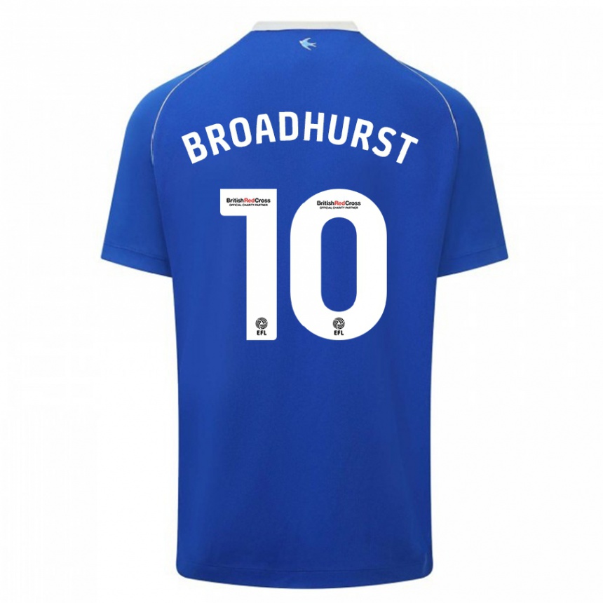 Niño Fútbol Camiseta Danielle Broadhurst #10 Azul 1ª Equipación 2023/24 México