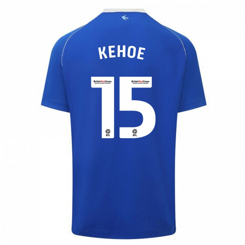 Niño Fútbol Camiseta Molly Kehoe #15 Azul 1ª Equipación 2023/24 México