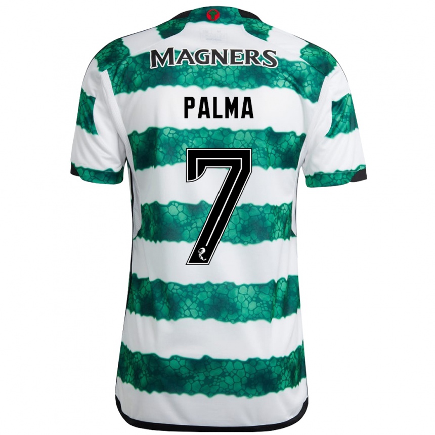 Niño Fútbol Camiseta Luis Palma #7 Verde 1ª Equipación 2023/24 México