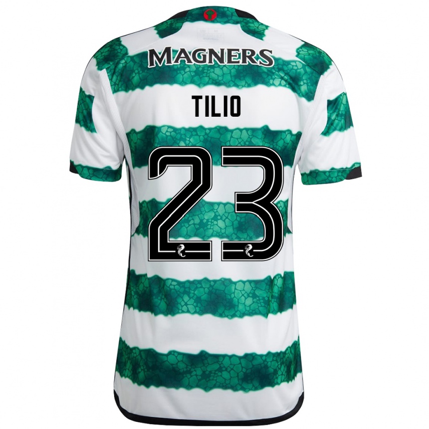 Niño Fútbol Camiseta Marco Tilio #23 Verde 1ª Equipación 2023/24 México