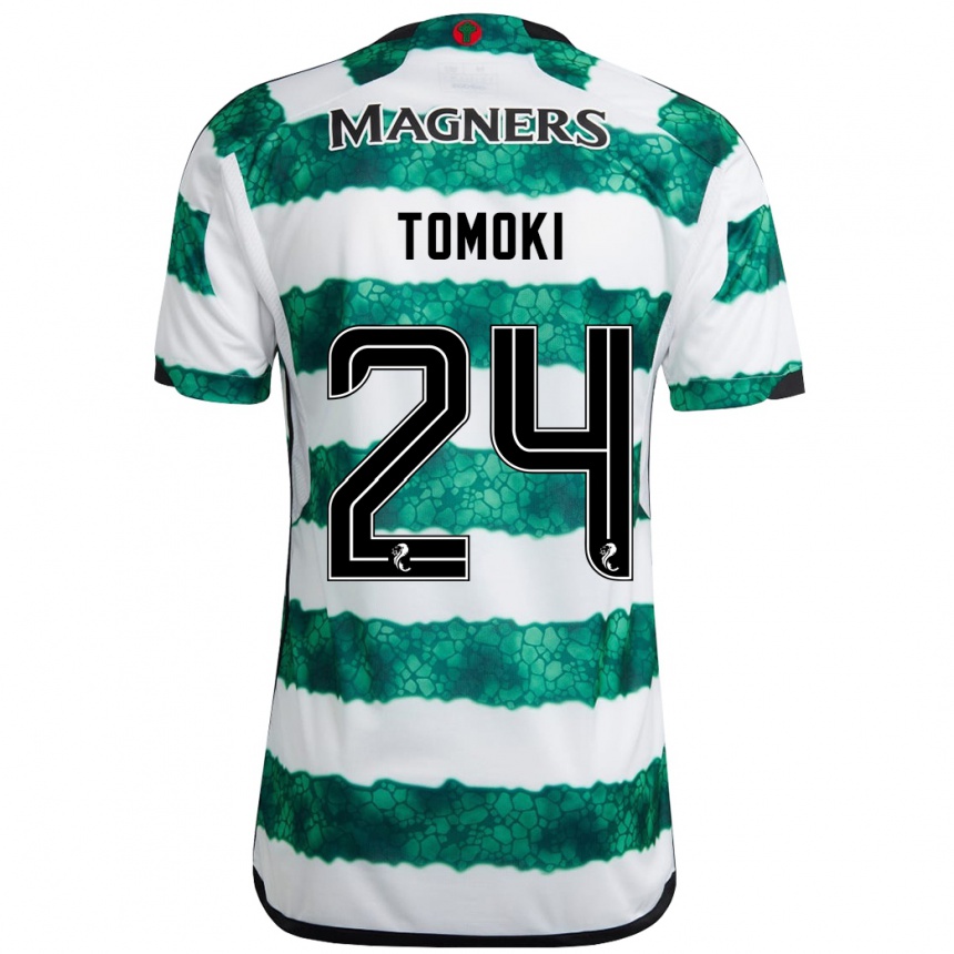 Niño Fútbol Camiseta Tomoki Iwata #24 Verde 1ª Equipación 2023/24 México