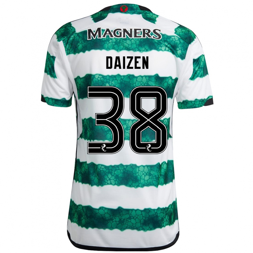 Niño Fútbol Camiseta Daizen Maeda #38 Verde 1ª Equipación 2023/24 México