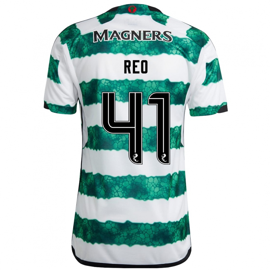 Niño Fútbol Camiseta Reo Hatate #41 Verde 1ª Equipación 2023/24 México