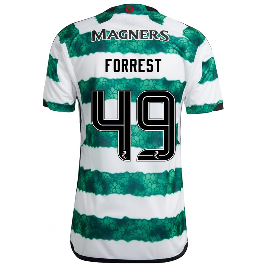 Niño Fútbol Camiseta James Forrest #49 Verde 1ª Equipación 2023/24 México