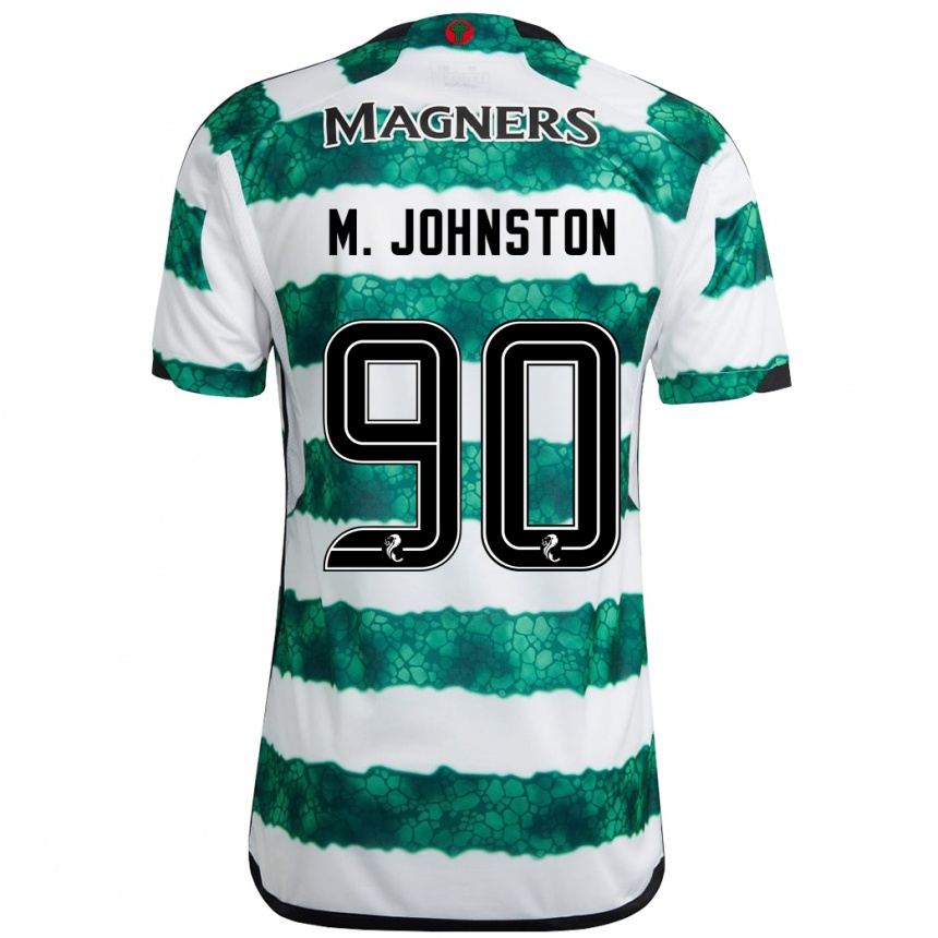 Niño Fútbol Camiseta Mikey Johnston #90 Verde 1ª Equipación 2023/24 México