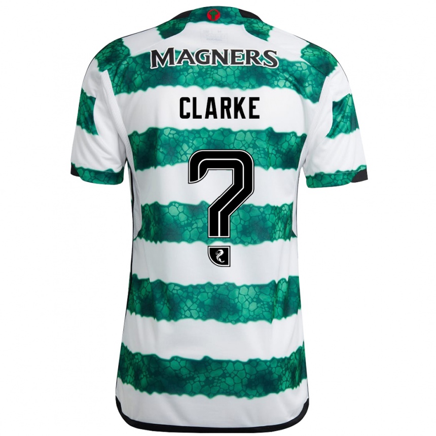 Niño Fútbol Camiseta Josh Clarke #0 Verde 1ª Equipación 2023/24 México