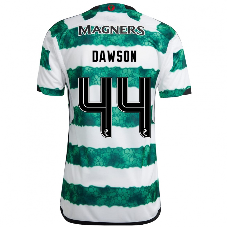 Niño Fútbol Camiseta Joey Dawson #44 Verde 1ª Equipación 2023/24 México