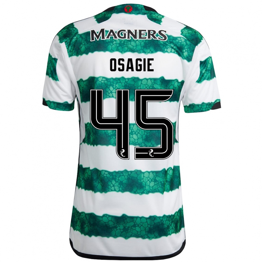 Niño Fútbol Camiseta Justin Osagie #45 Verde 1ª Equipación 2023/24 México