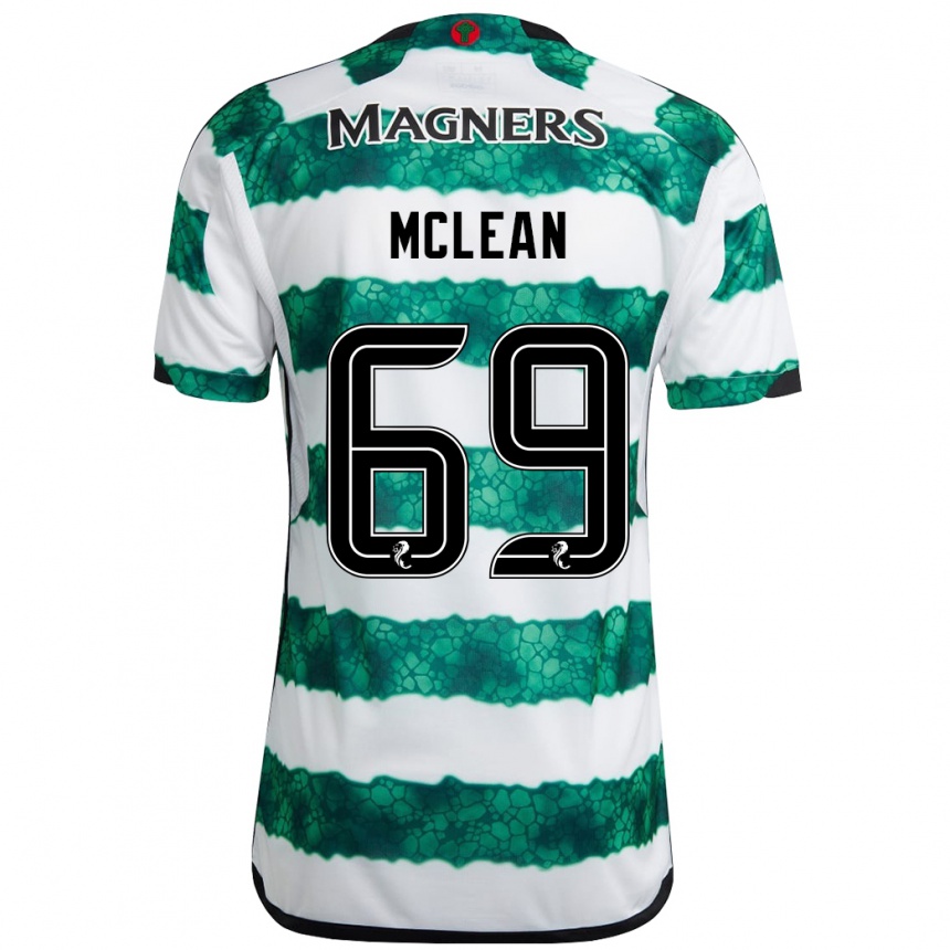 Niño Fútbol Camiseta Kai Mclean #69 Verde 1ª Equipación 2023/24 México