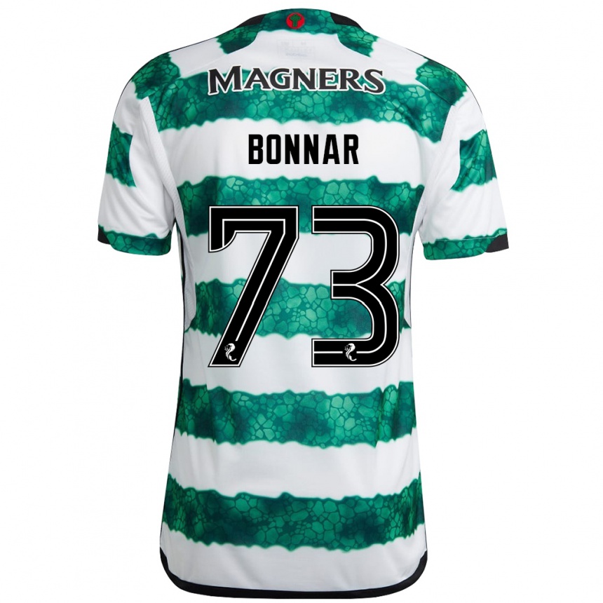 Niño Fútbol Camiseta Jude Bonnar #73 Verde 1ª Equipación 2023/24 México