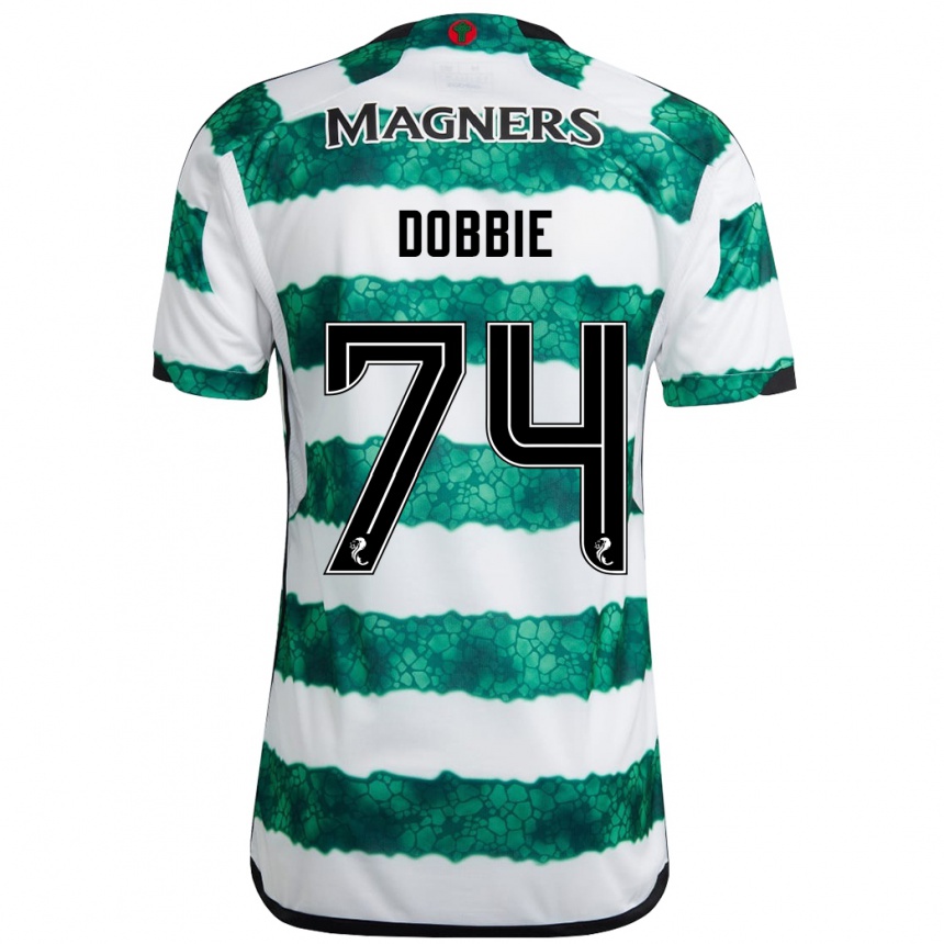 Niño Fútbol Camiseta Lewis Dobbie #74 Verde 1ª Equipación 2023/24 México