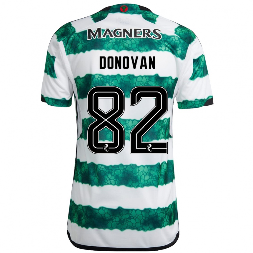 Niño Fútbol Camiseta Colby Donovan #82 Verde 1ª Equipación 2023/24 México