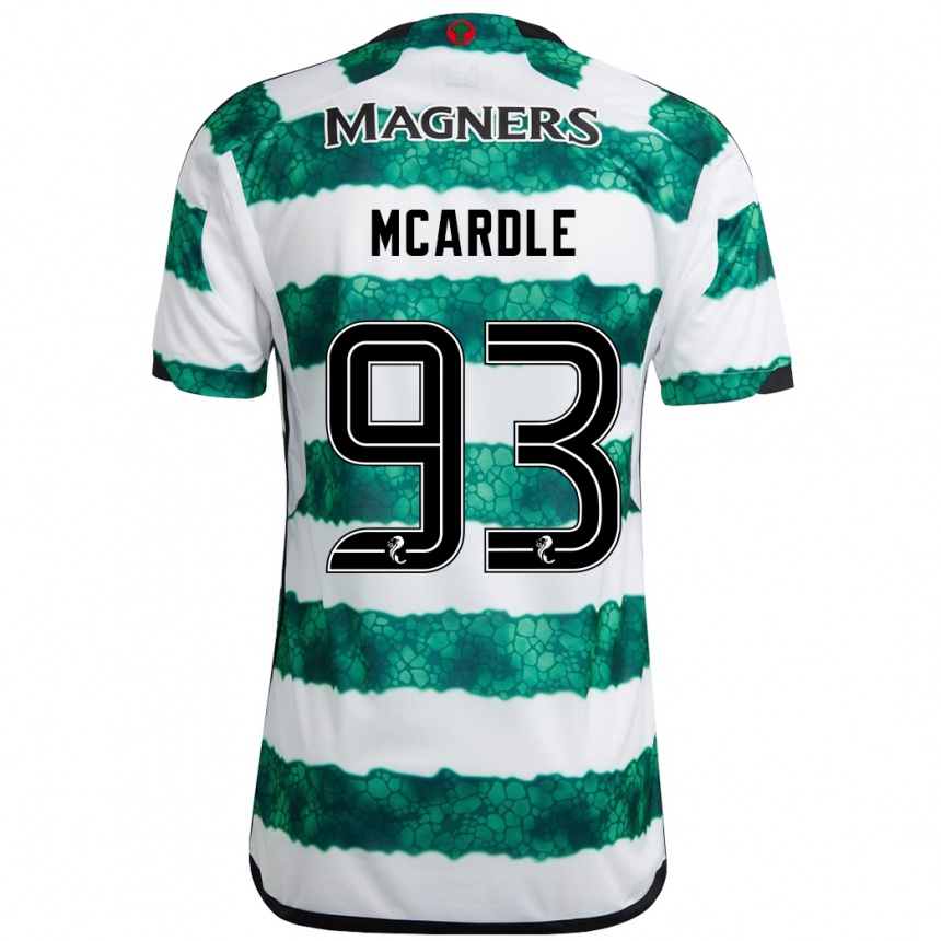 Niño Fútbol Camiseta Sean Mcardle #93 Verde 1ª Equipación 2023/24 México