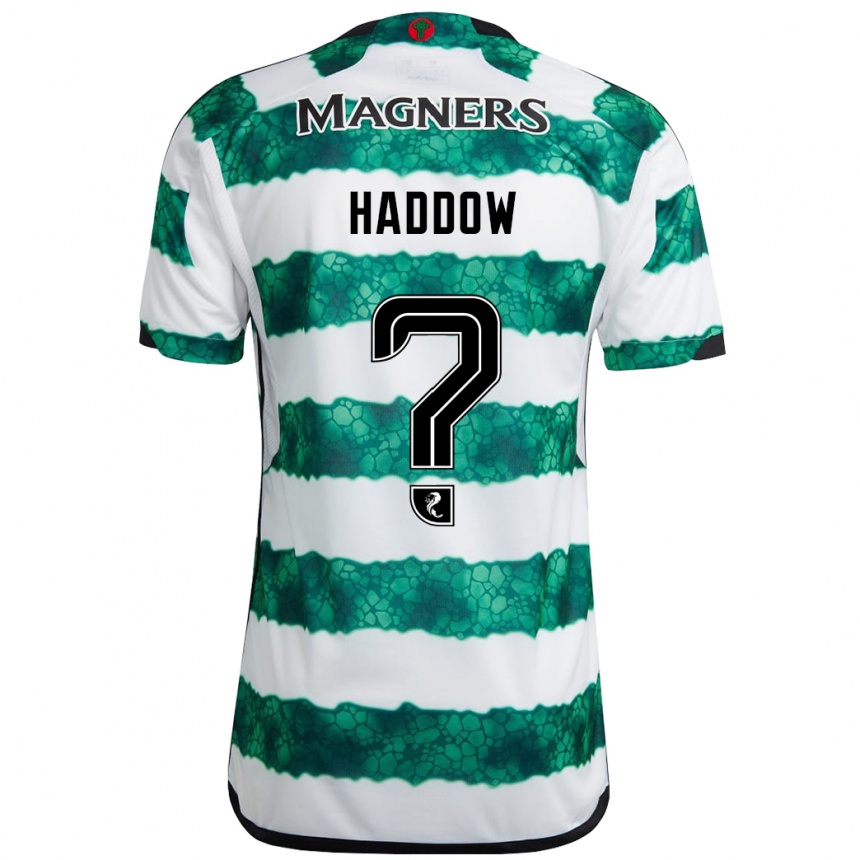Niño Fútbol Camiseta Aiden Haddow #0 Verde 1ª Equipación 2023/24 México