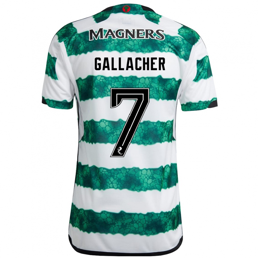 Niño Fútbol Camiseta Amy Gallacher #7 Verde 1ª Equipación 2023/24 México