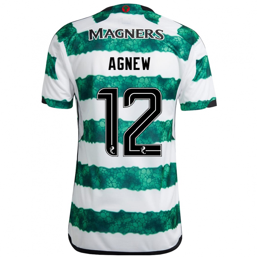 Niño Fútbol Camiseta Murphy Agnew #12 Verde 1ª Equipación 2023/24 México