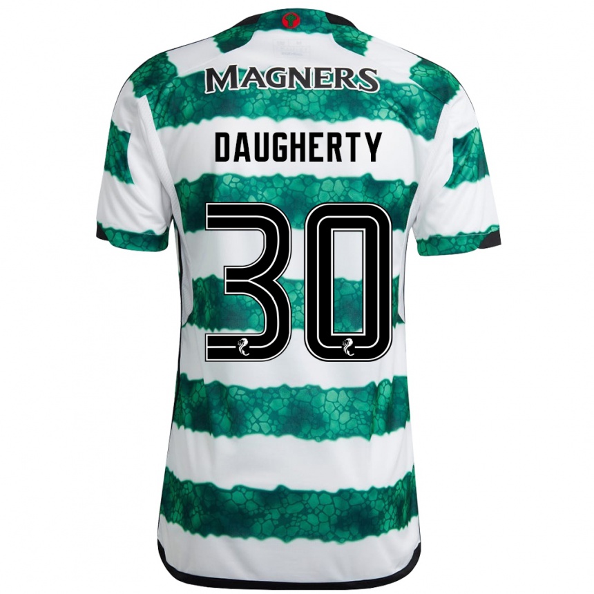 Niño Fútbol Camiseta Kelsey Daugherty #30 Verde 1ª Equipación 2023/24 México