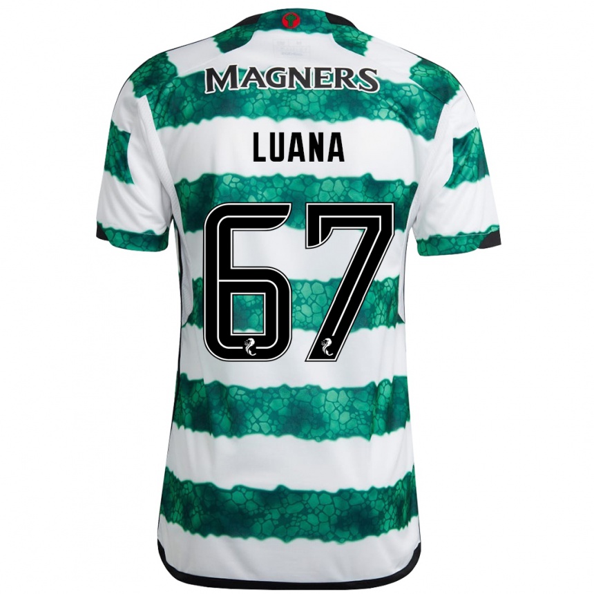 Niño Fútbol Camiseta Luana Muñoz #67 Verde 1ª Equipación 2023/24 México