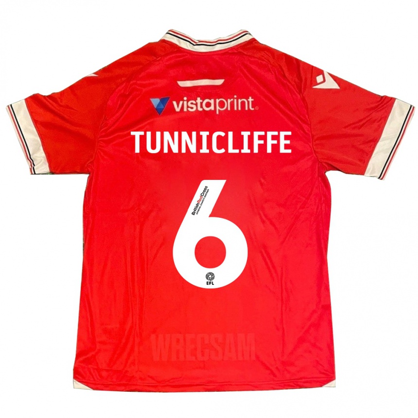 Niño Fútbol Camiseta Jordan Tunnicliffe #6 Rojo 1ª Equipación 2023/24 México