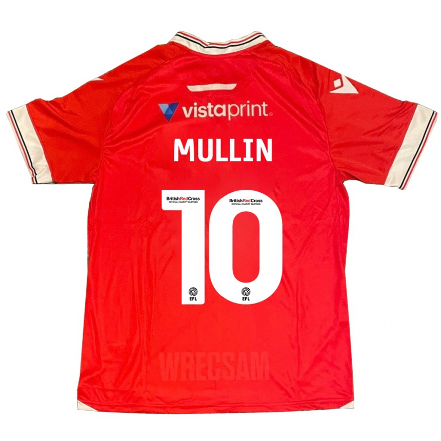 Niño Fútbol Camiseta Paul Mullin #10 Rojo 1ª Equipación 2023/24 México