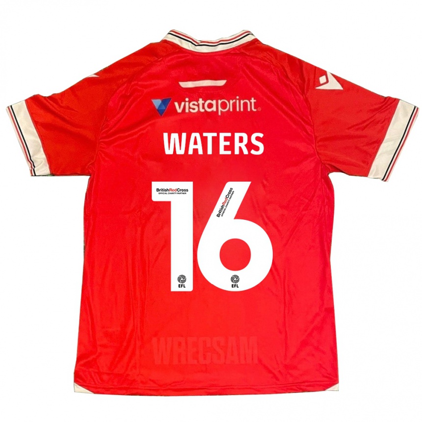 Niño Fútbol Camiseta Billy Waters #16 Rojo 1ª Equipación 2023/24 México