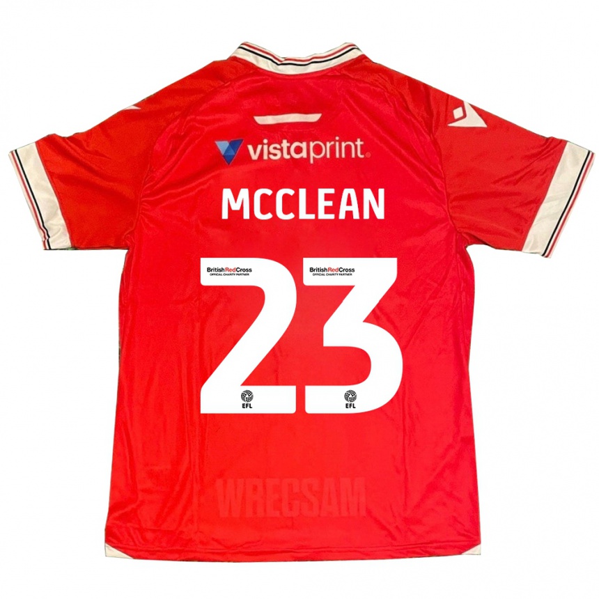 Niño Fútbol Camiseta James Mcclean #23 Rojo 1ª Equipación 2023/24 México