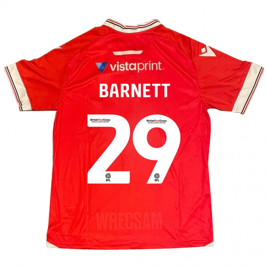 Niño Fútbol Camiseta Ryan Barnett #29 Rojo 1ª Equipación 2023/24 México