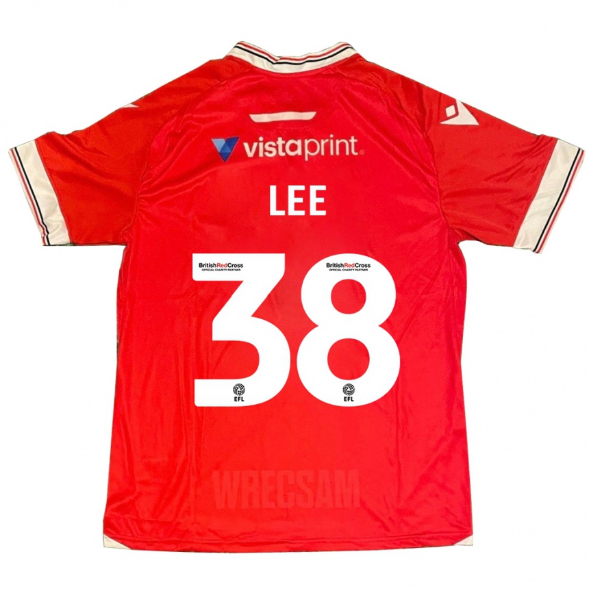 Niño Fútbol Camiseta Elliot Lee #38 Rojo 1ª Equipación 2023/24 México